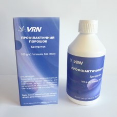 Профілактичний порошок, еритритол, UKC-S2 160 г / пляшка, без смаку