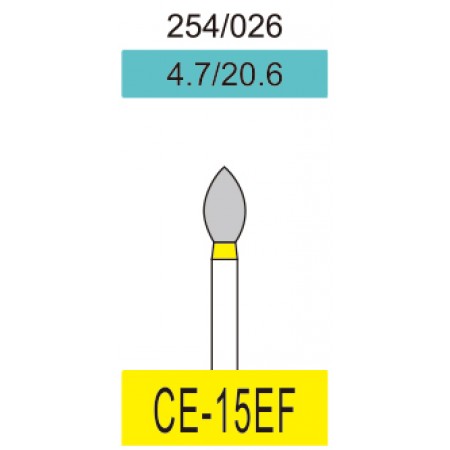 Бор алмазний CE-15EF